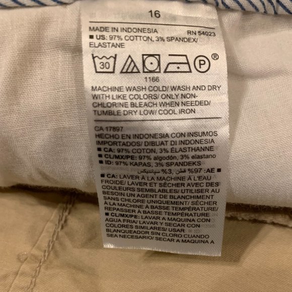 NWT Old Navy Khaki Everyday Shorts 16 - Picture 7 of 7